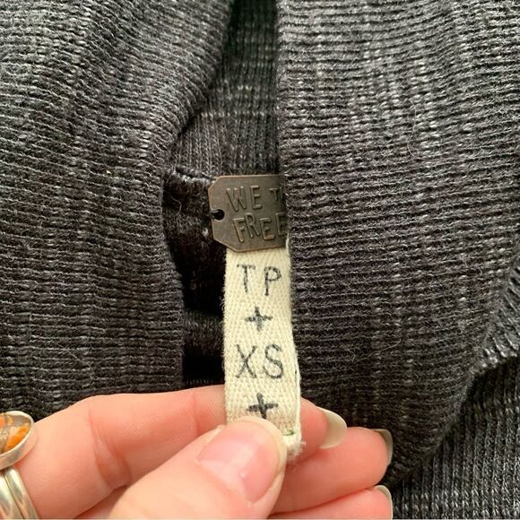 We The Free Cowlneck Open Back Top XS - Picture 3 of 5